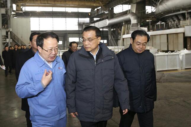 國務院總理李克強到山西焦煤下屬的西山煤電官地礦調(diào)研